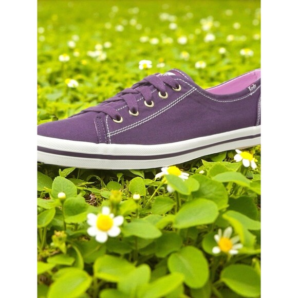 Keds Women's Rally Seasonal Solid Oxford Plum Purple New Gift Sz 6.5 Medium - Picture 6 of 11